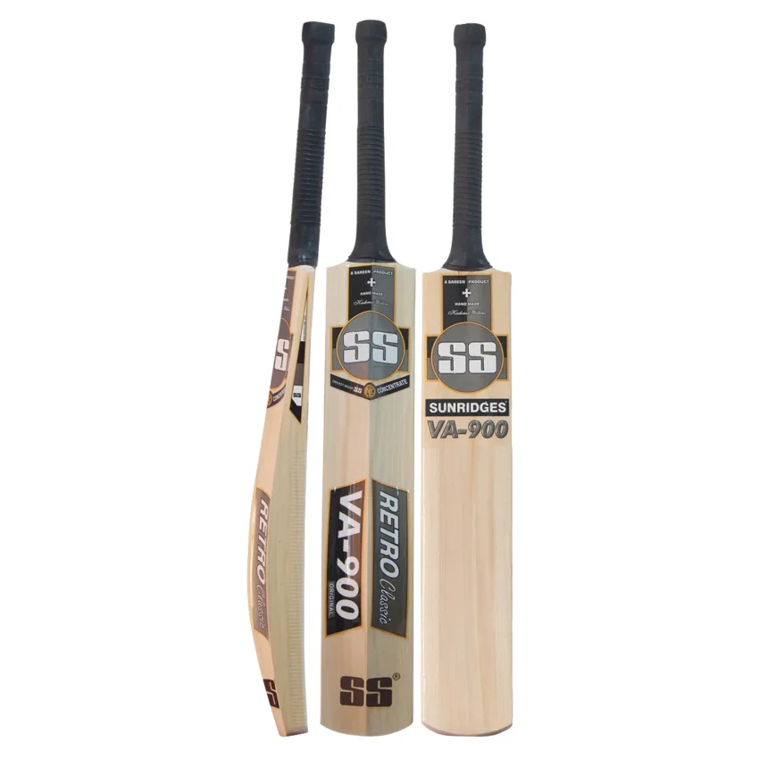 Package contents: 1 Bat      and       1 cover
Height: 84.45 CM
Width: 11.43 CM
Length: 3.8 CM
Weight range: 1140 to 1200 grams
Kashmir Willow Selected Grade3
Air Dried Willow ,
Latest Shape With Massive concave TON Edges enable high impact with