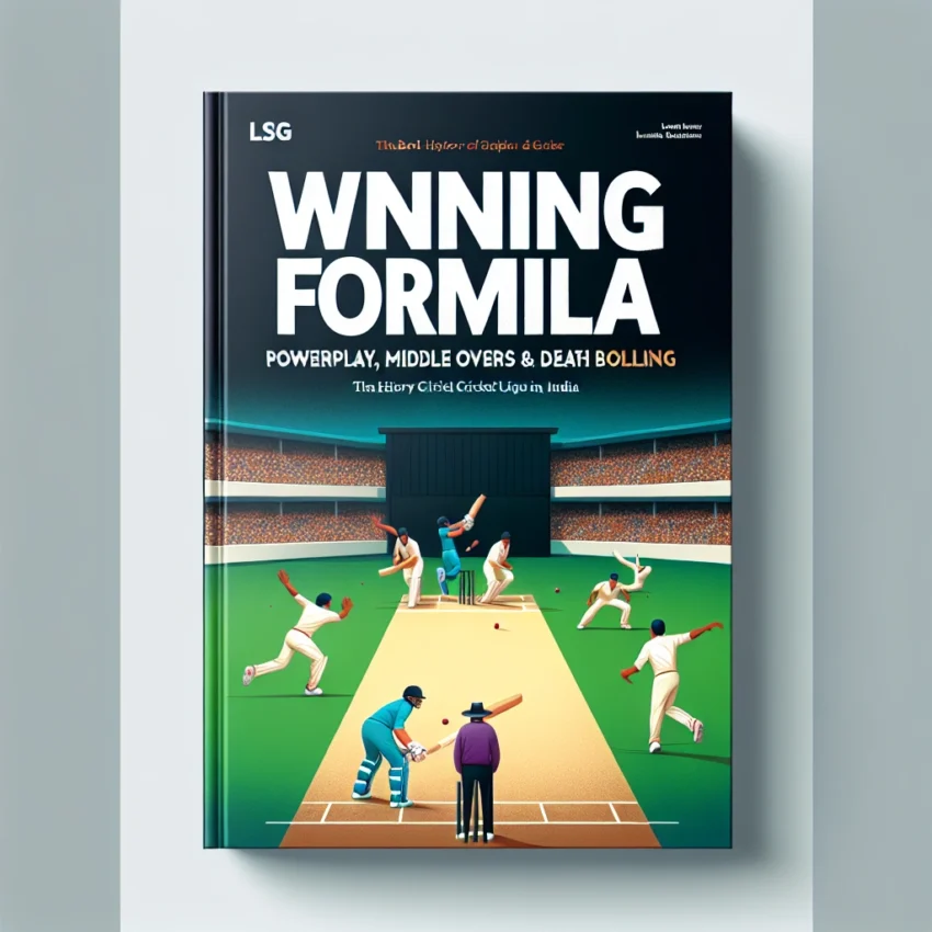 LSG’s Winning Formula: Powerplay, Middle Overs & Death Bowling (Paperback, English edition. Author: Chris Mitchell | 13-Feb-2022, ['Ultimate Sports Chronicles'])
