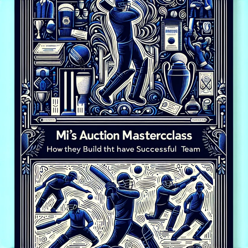 MI’s Auction Masterclass: How They Built the Most Successful IPL Team (Paperback, English edition. Author: Chris Mitchell | 13-Feb-2022, ['Ultimate Sports Chronicles'])