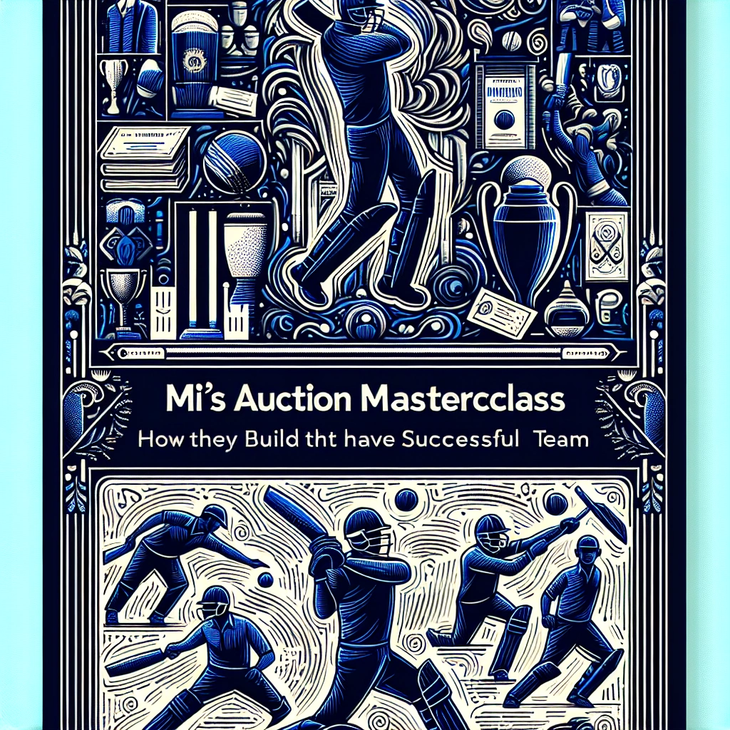 MI’s Auction Masterclass: How They Built the Most Successful IPL Team (Paperback, English edition. Author: Chris Mitchell | 13-Feb-2022, ['Ultimate Sports Chronicles'])