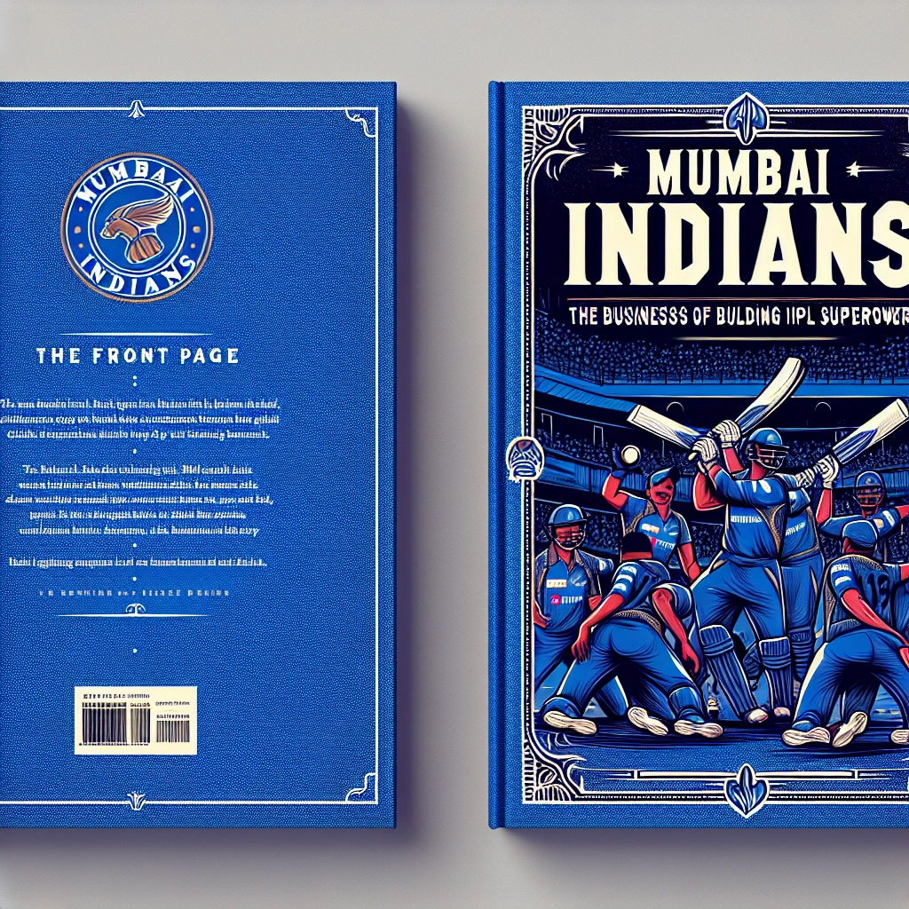 Mumbai Indians: The Business of Building an IPL Superpower (Paperback, English edition. Author: Chris Mitchell | 13-Feb-2022, ['Ultimate Sports Chronicles'])