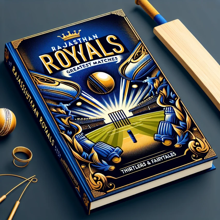 Rajasthan Royals’ Greatest Matches: Thrillers & Fairytales (Paperback, English edition. Author: Darrell Jones | 08-Jun-2020, ['Cricket Legends Press'])