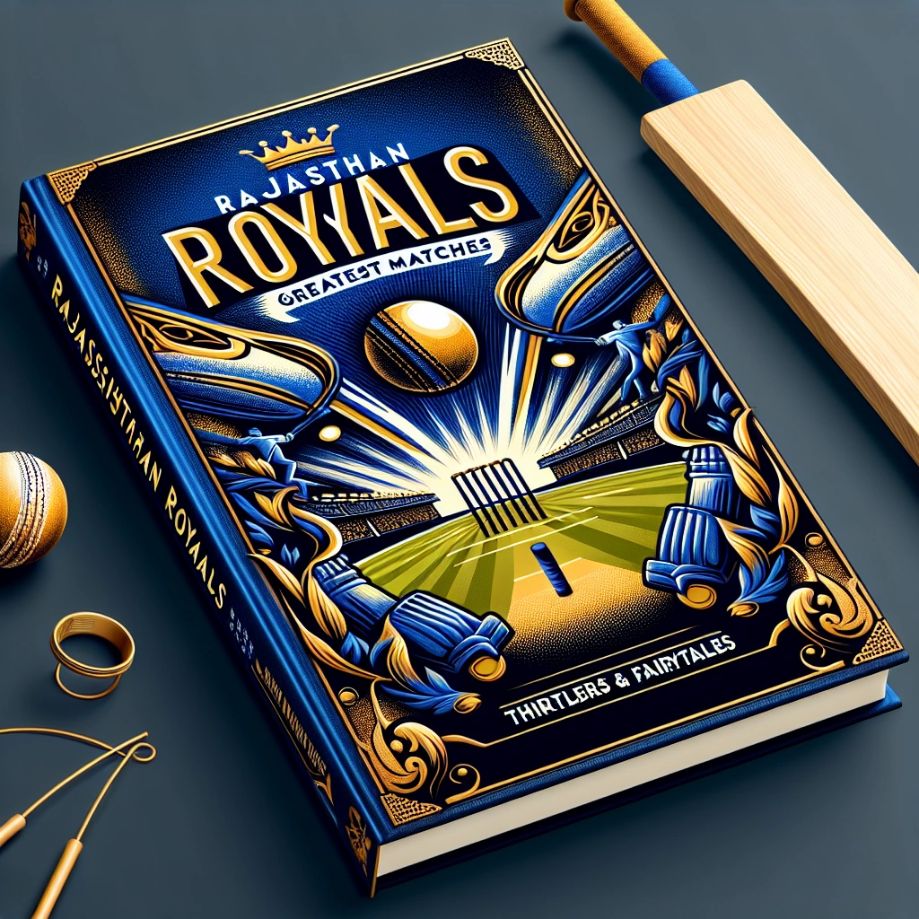 Rajasthan Royals’ Greatest Matches: Thrillers & Fairytales (Paperback, English edition. Author: Darrell Jones | 08-Jun-2020, ['Cricket Legends Press'])