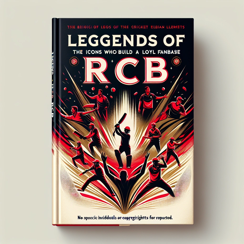 Legends of RCB: The Icons Who Built a Loyal Fanbase (Paperback, English edition. Author: Darrell Jones | 08-Jun-2020, ['Cricket Legends Press'])