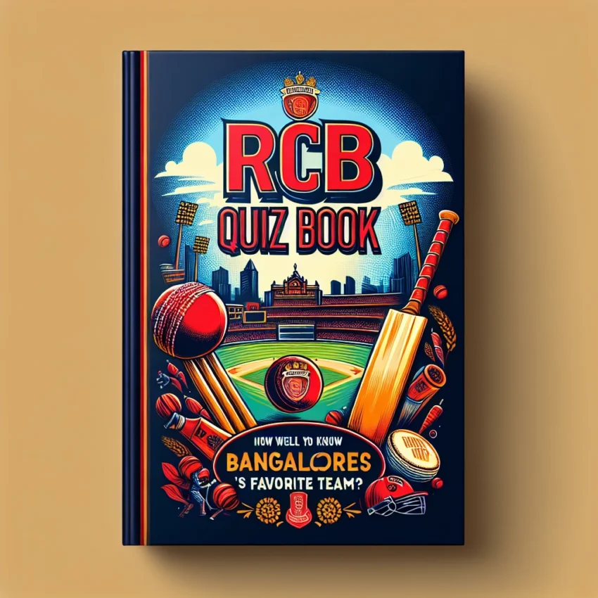 The RCB Quiz Book: How Well Do You Know Bangalore’s Favorite Team? (Paperback, English edition. Author: Darrell Jones | 08-Jun-2020, ['Cricket Legends Press'])