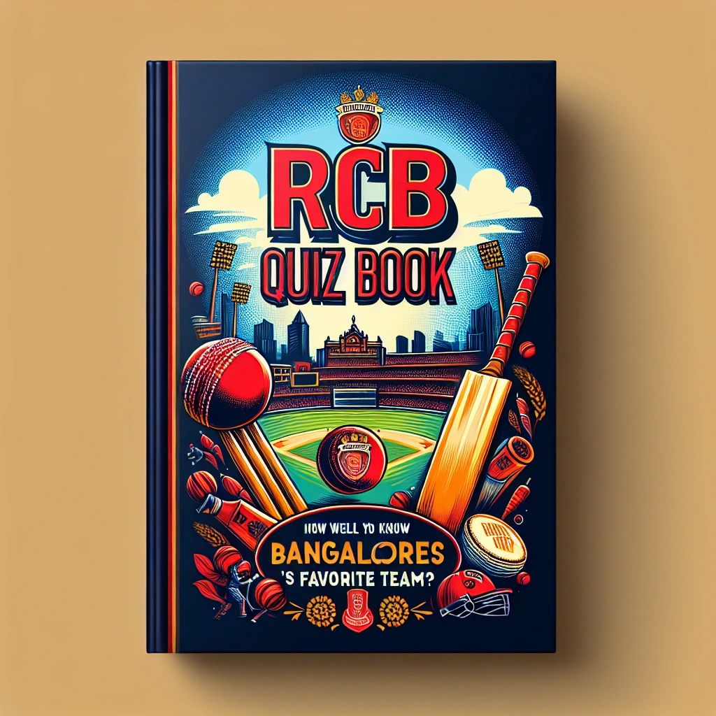 The RCB Quiz Book: How Well Do You Know Bangalore’s Favorite Team? (Paperback, English edition. Author: Darrell Jones | 08-Jun-2020, ['Cricket Legends Press'])