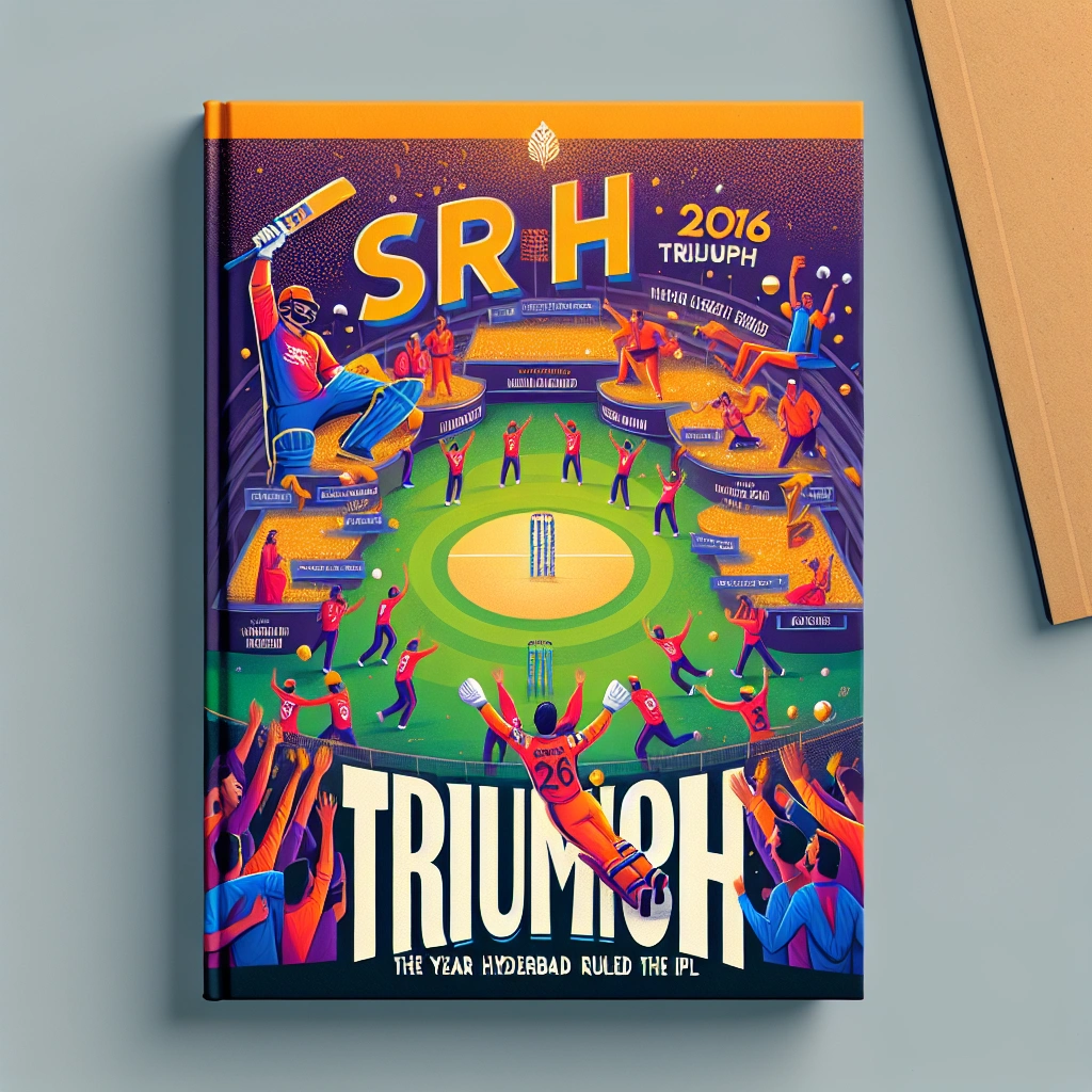 SRH’s 2016 Triumph: The Year Hyderabad Ruled the IPL (Paperback, English edition. Author: Darrell Jones | 08-Jun-2020, ['Cricket Legends Press'])