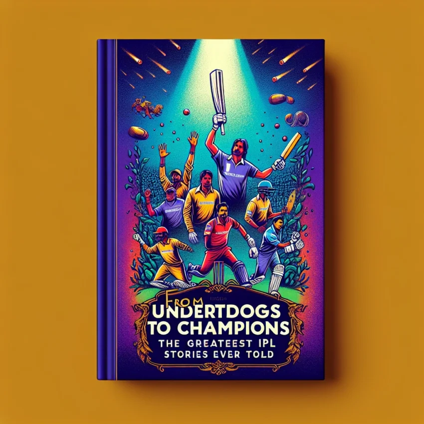 From Underdogs to Champions: The Greatest IPL Stories Ever Told (Paperback, English edition. Author: Michael Reyes | 12-Mar-2023, Masterclass Sports Publishing)