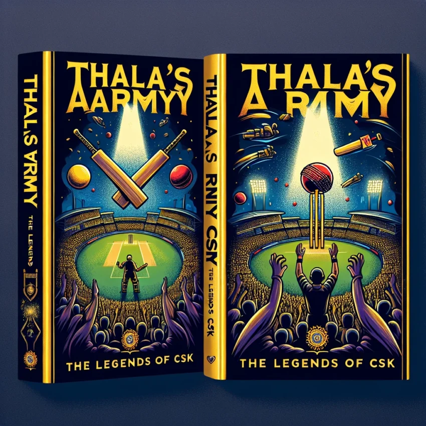 Thala’s Army: The Legends of CSK (Paperback, English edition. Author: Gerald Gibson | 02-Mar-2020, Unbreakable Records Press)